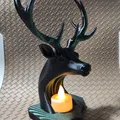 Tượng Chú Hươu - Đế Cắm Nến LED Tealight - Thumbnail 2