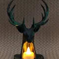Tượng Chú Hươu - Đế Cắm Nến LED Tealight - Thumbnail 3