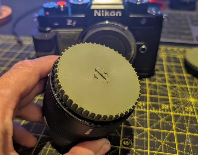 Nắp đậy ống kính Nikon Z mount - Phụ kiện in 3D tiện lợi - Image 2