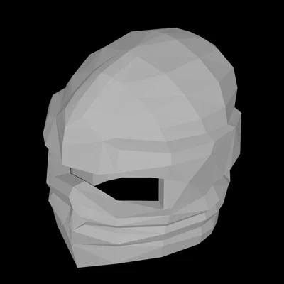 Mũ Ninja 3D cho Minifig tương thích Lego (File STL)