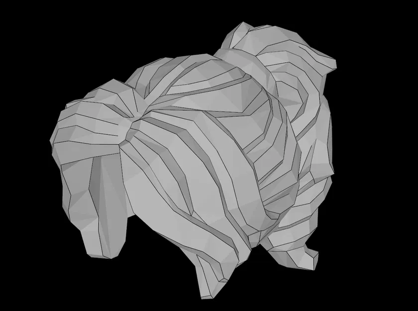 Mô hình tóc 3D cho minifig nữ kiểu uốn sóng tương thích Lego - Image 1