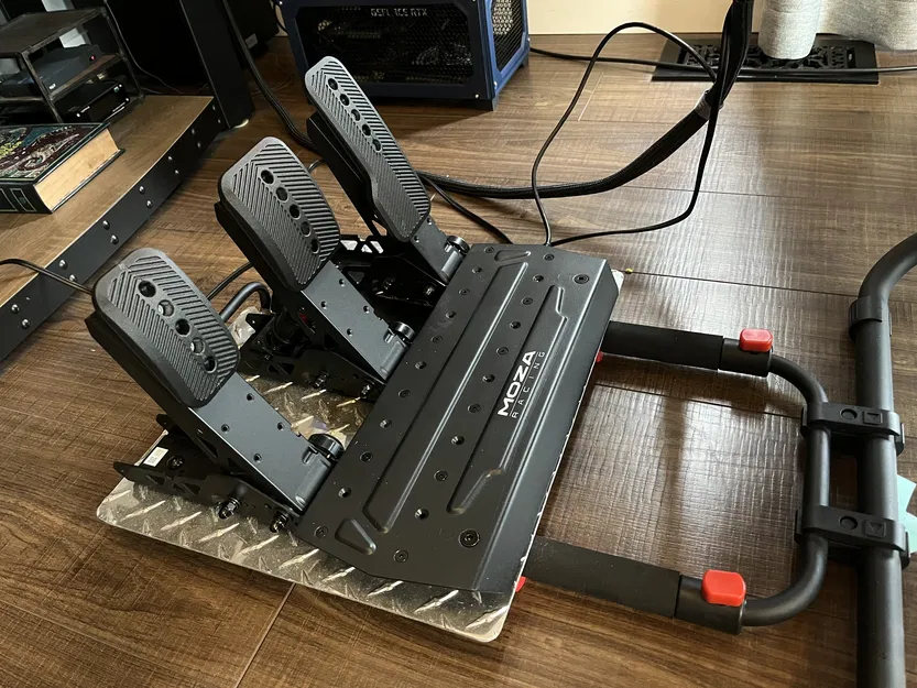 Bộ mặt bàn đạp và miếng đệm nghiêng cho Moza SRP Pedals - Image 1