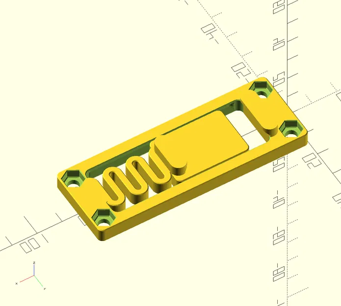 Ngàm gắn DIN rail tùy chỉnh bằng OpenSCAD - Image 1