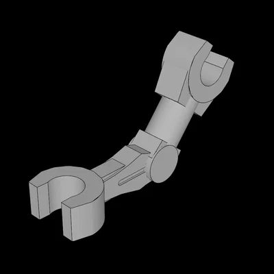 Cánh tay cơ khí Lego minifig uốn cong 90 độ in 3D cực chuẩn