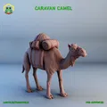 Mô hình Caravan Camel (Lạc đà chở hàng) - Thumbnail 1