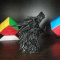 Mô hình đầu rồng cơ khí Dragon Mecha Head 2 cực chất để in 3D - Thumbnail 4