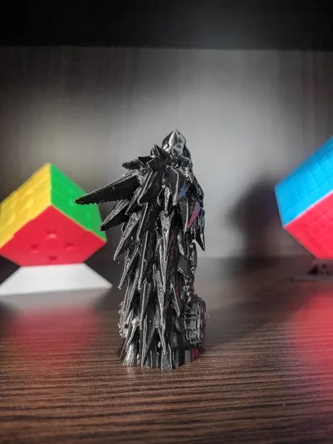 Mô hình đầu rồng cơ khí Dragon Mecha Head 2 cực chất để in 3D - Image 5