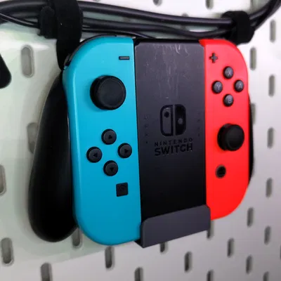 Giá treo Joy-Con Grip cho bảng Ikea Skådis - In 3D tiện lợi