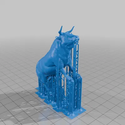 Mô hình chú Bò tót (Bull)