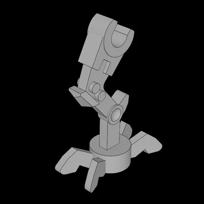 Mẫu chân máy cơ khí tương thích Lego (Minifig Mechanical Leg Angled)