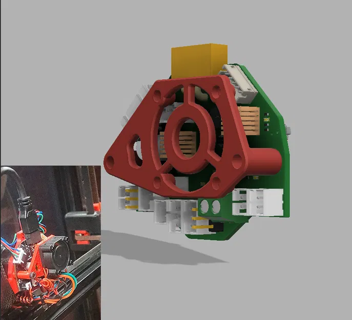 Ngàm gắn quạt 2510 cho LDO Nitehawk36 - Image 1