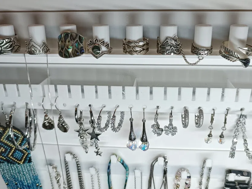 Giá treo trang sức 3D gắn tường: Giải pháp gọn gàng cho phụ kiện - Image 2
