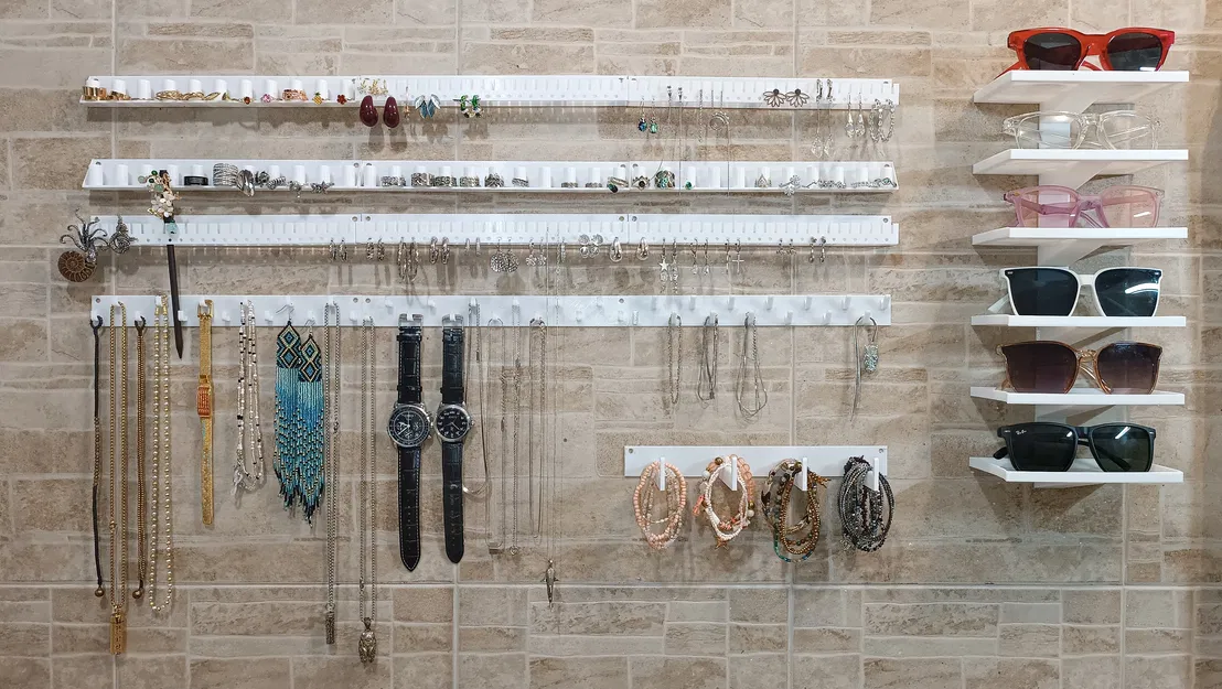 Giá treo trang sức 3D gắn tường: Giải pháp gọn gàng cho phụ kiện - Image 4