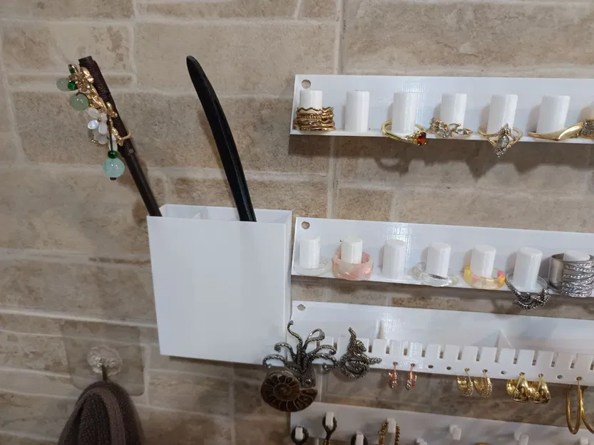 Giá treo trang sức 3D gắn tường: Giải pháp gọn gàng cho phụ kiện - Image 5