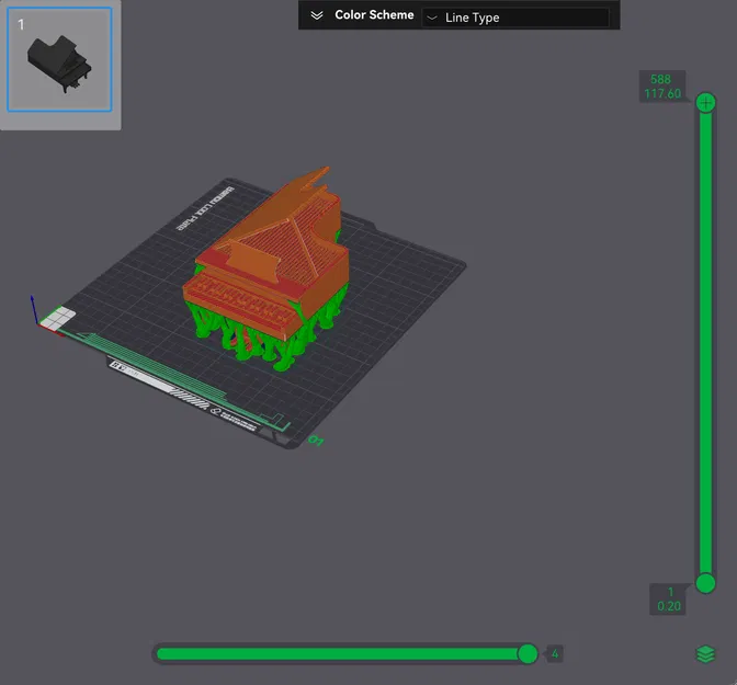 Mô hình đàn Grand Piano (Piano đại dương cầm) - Image 3