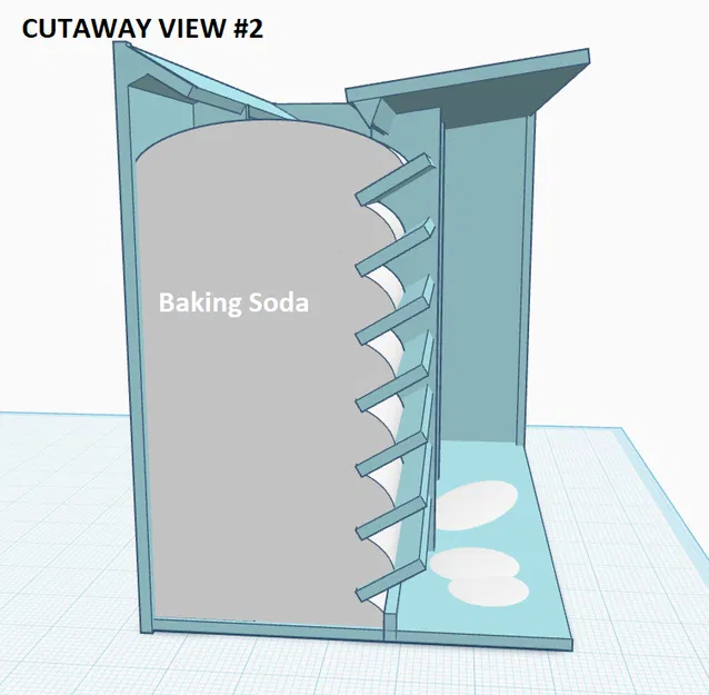 Dụng cụ khử mùi tủ lạnh Baking Soda Odor Trapper - Image 1