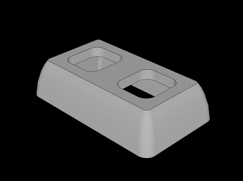 Mô hình chân váy Minifig (Minifig Skirt) in 3D tương thích Lego - Image 1