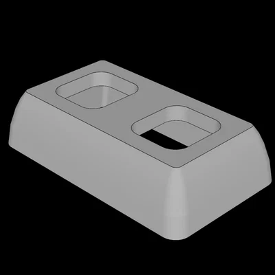 Mô hình chân váy Minifig (Minifig Skirt) in 3D tương thích Lego