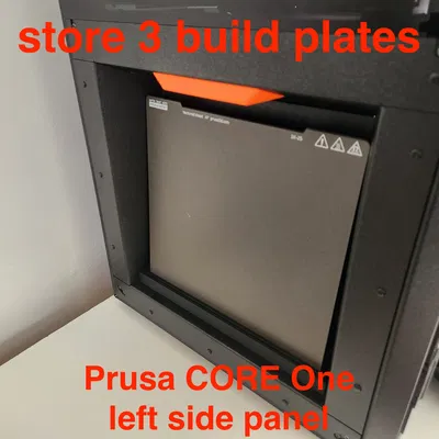 Giá đỡ tấm in cho Prusa CORE One - hỗ trợ nhiều loại nam châm hơn