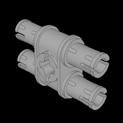 Chốt nối Technic 3L Double tương thích Lego - In 3D linh kiện dễ dàng