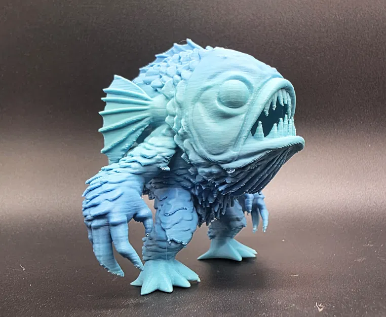 Mô hình Quái vật Cá (Fish Monster) 3D cho game thủ và sưu tầm - Image 2