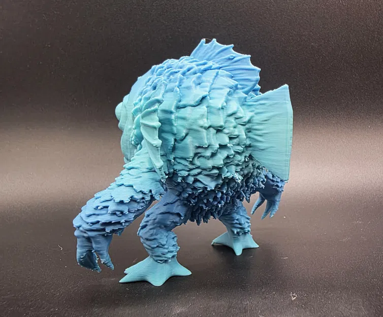 Mô hình Quái vật Cá (Fish Monster) 3D cho game thủ và sưu tầm - Image 3