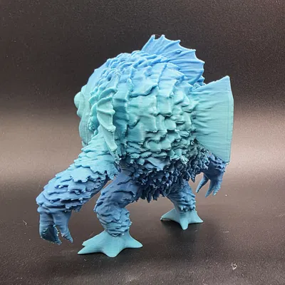 Mô hình Quái vật Cá (Fish Monster) 3D cho game thủ và sưu tầm