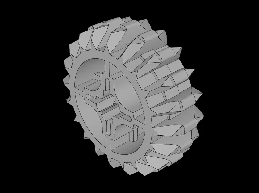 Bánh răng Technic 20 răng tương thích Lego (Model 32269) - In 3D cực dễ - Image 1