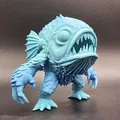 Mô hình Quái vật Cá (Fish Monster) 3D cho game thủ và sưu tầm - Thumbnail 5