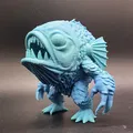 Mô hình Quái vật Cá (Fish Monster) 3D cho game thủ và sưu tầm - Thumbnail 6