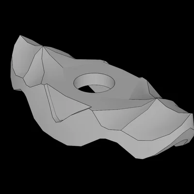 Giáp vai Minifig có gờ nổi tương thích Lego - Tự in 3D tại nhà