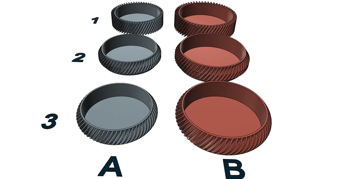 Khay Đựng Chậu Hoa và Bát Trang Trí In 3D Dễ Dàng Không Cần Support - Image 1