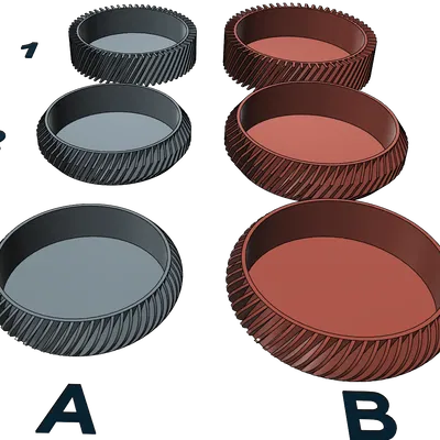 Khay Đựng Chậu Hoa và Bát Trang Trí In 3D Dễ Dàng Không Cần Support