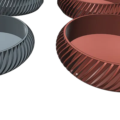 Khay Đựng Chậu Hoa và Bát Trang Trí In 3D Dễ Dàng Không Cần Support