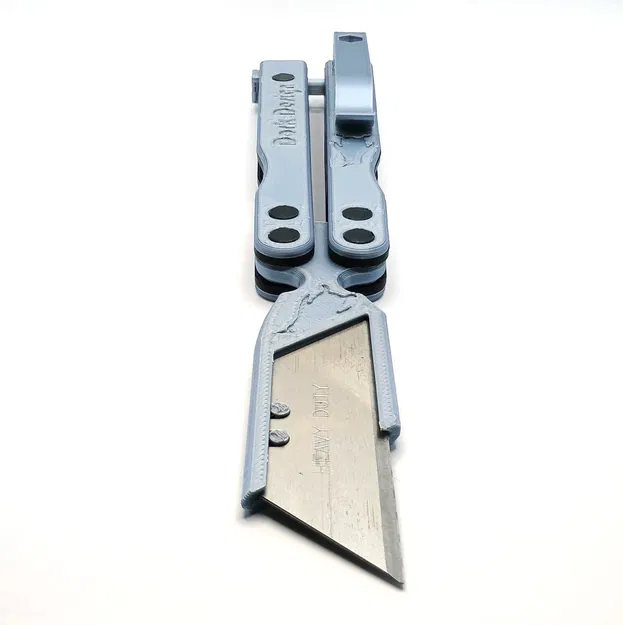 Rockhopper M6 Balisong - Dao Utility hoặc Dao tập luyện in 3D (Spring Latch, Bushing Pivots) - Image 5