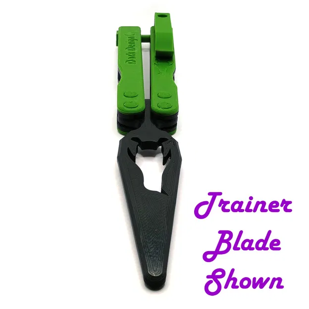 Rockhopper M6 Balisong - Dao Utility hoặc Dao tập luyện in 3D (Spring Latch, Bushing Pivots) - Image 7