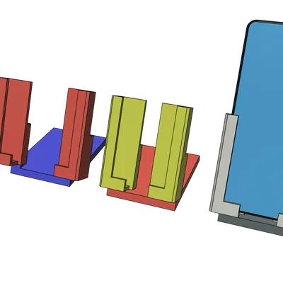 Giá đỡ điện thoại điều chỉnh được, in dễ dàng không cần support