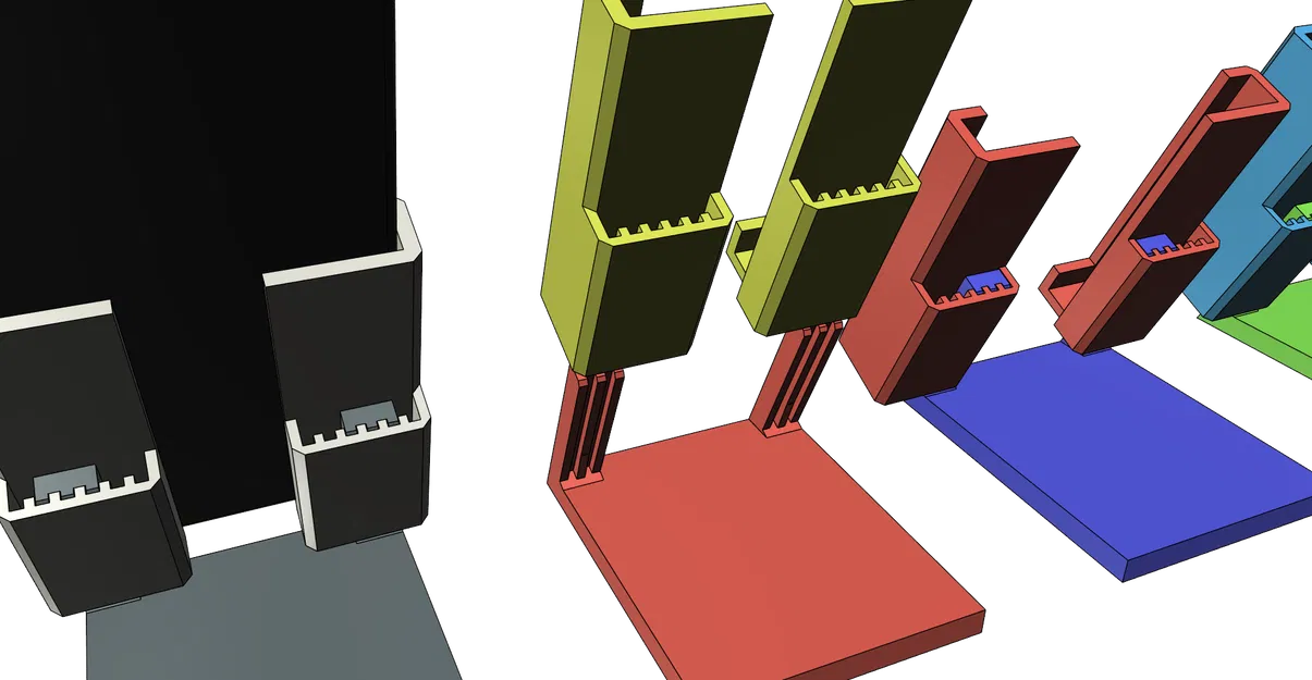 Giá đỡ điện thoại điều chỉnh được, in dễ dàng không cần support - Image 2