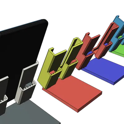 Giá đỡ điện thoại điều chỉnh được, in dễ dàng không cần support