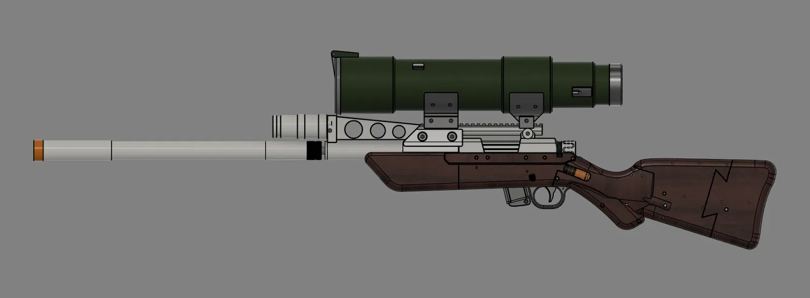 Súng bắn tỉa TF2 (Bản mod Nerf blaster từ SMILEY của Mighty Shrub) - Image 5