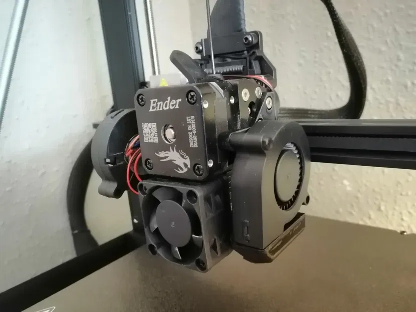 Ống dẫn gió 5015 cho Ender-3 V3 SE - Nâng cấp làm mát hiệu quả - Image 1