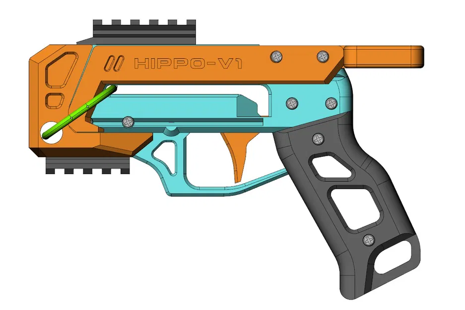 The Hippo_V1 // Súng Nerf Rival 22 viên nạp đạn hopper - Image 8