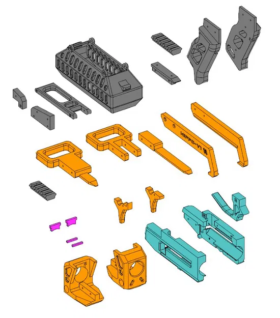 The Hippo_V1 // Súng Nerf Rival 22 viên nạp đạn hopper - Image 9