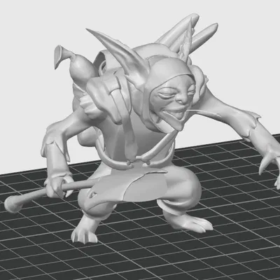 Mô hình 3D Meepo trong Dota 2 - File STL chất lượng cao