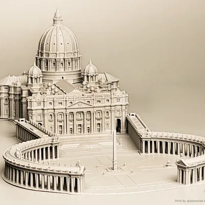 Mô hình Vương cung thánh đường & Quảng trường Thánh Phêrô - Vatican