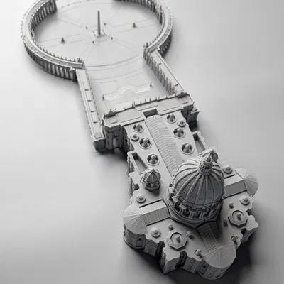 Mô hình Vương cung thánh đường & Quảng trường Thánh Phêrô - Vatican