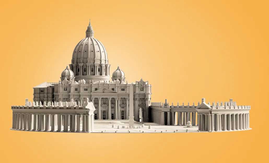 Mô hình Vương cung thánh đường & Quảng trường Thánh Phêrô - Vatican - Image 5