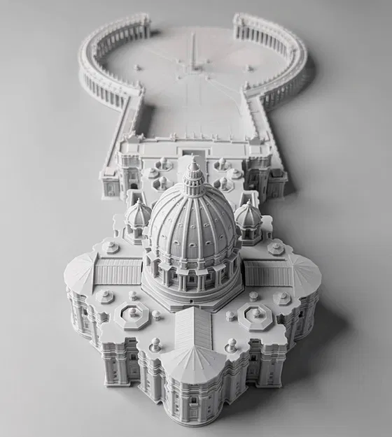 Mô hình Vương cung thánh đường & Quảng trường Thánh Phêrô - Vatican - Image 9