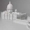Mô hình Vương cung thánh đường & Quảng trường Thánh Phêrô - Vatican - Thumbnail 10