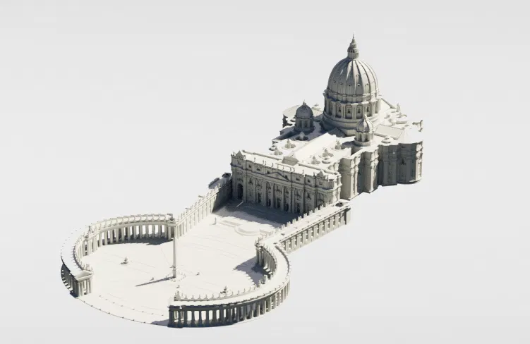 Mô hình Vương cung thánh đường & Quảng trường Thánh Phêrô - Vatican - Image 12